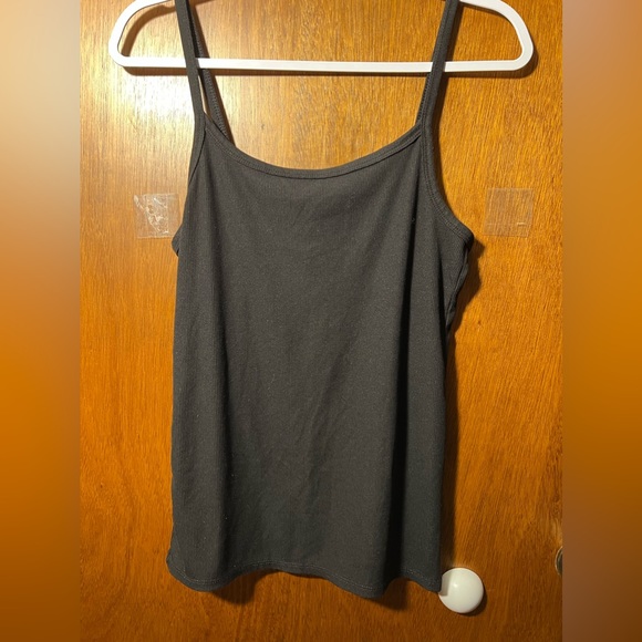 No Boundaries size L 5 pack spag strap tanks. Gray, black, purp, peach, green - Picture 3 of 5